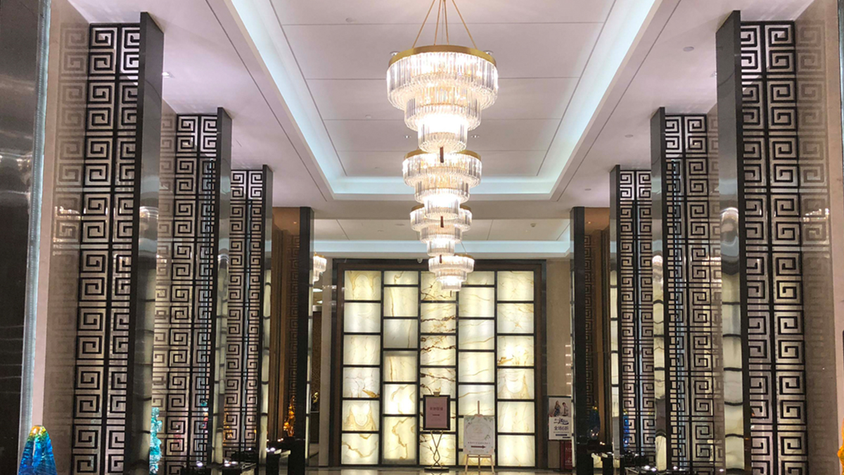 惠州格蘭云天酒店過道燈光設計方案展示