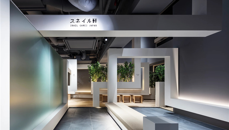 東京偏概念的，辦公照明設計