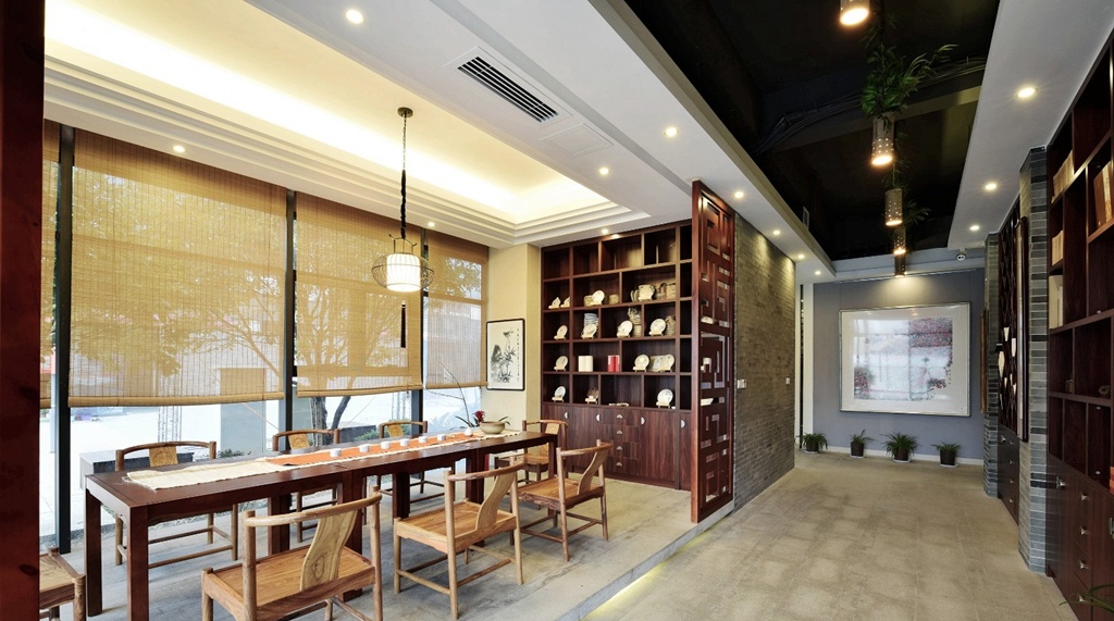 不器齋藝術(shù)茶室展廳，反面商業(yè)照明案例點評